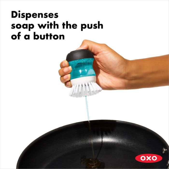 OXO – Soap Dispensing Palm Brush : Kitchen Sink Inc, Franklin, NC