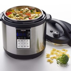  Zavor LUX LCD 4 Quart Programmable Electric Multi-Cooker: Pressure  Cooker, Slow Cooker, Rice Cooker, Yogurt Maker, Steamer and more -  Stainless Steel (ZSELL01): Home & Kitchen